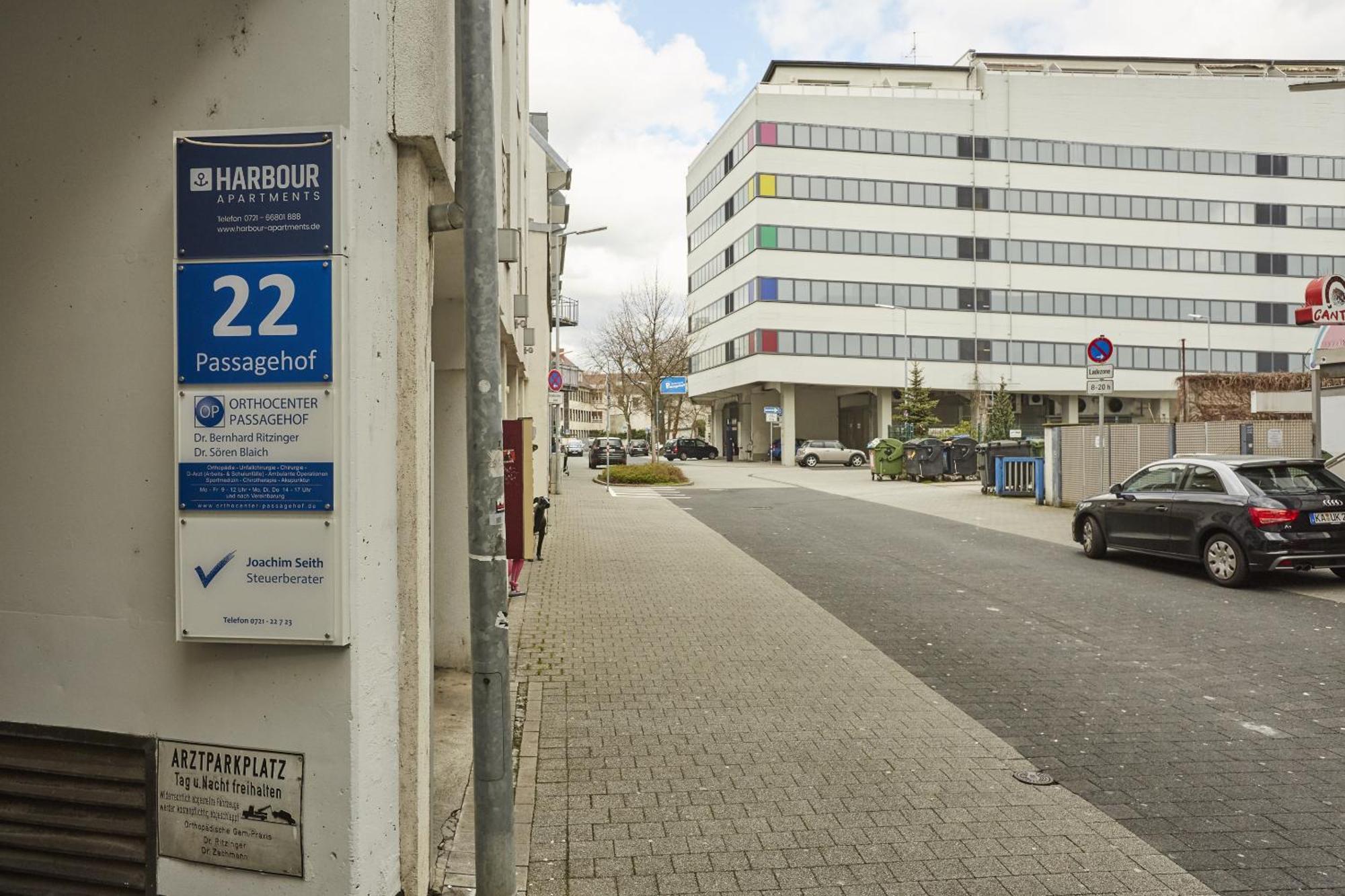 Harbour Apartments Karlsruhe Bagian luar foto